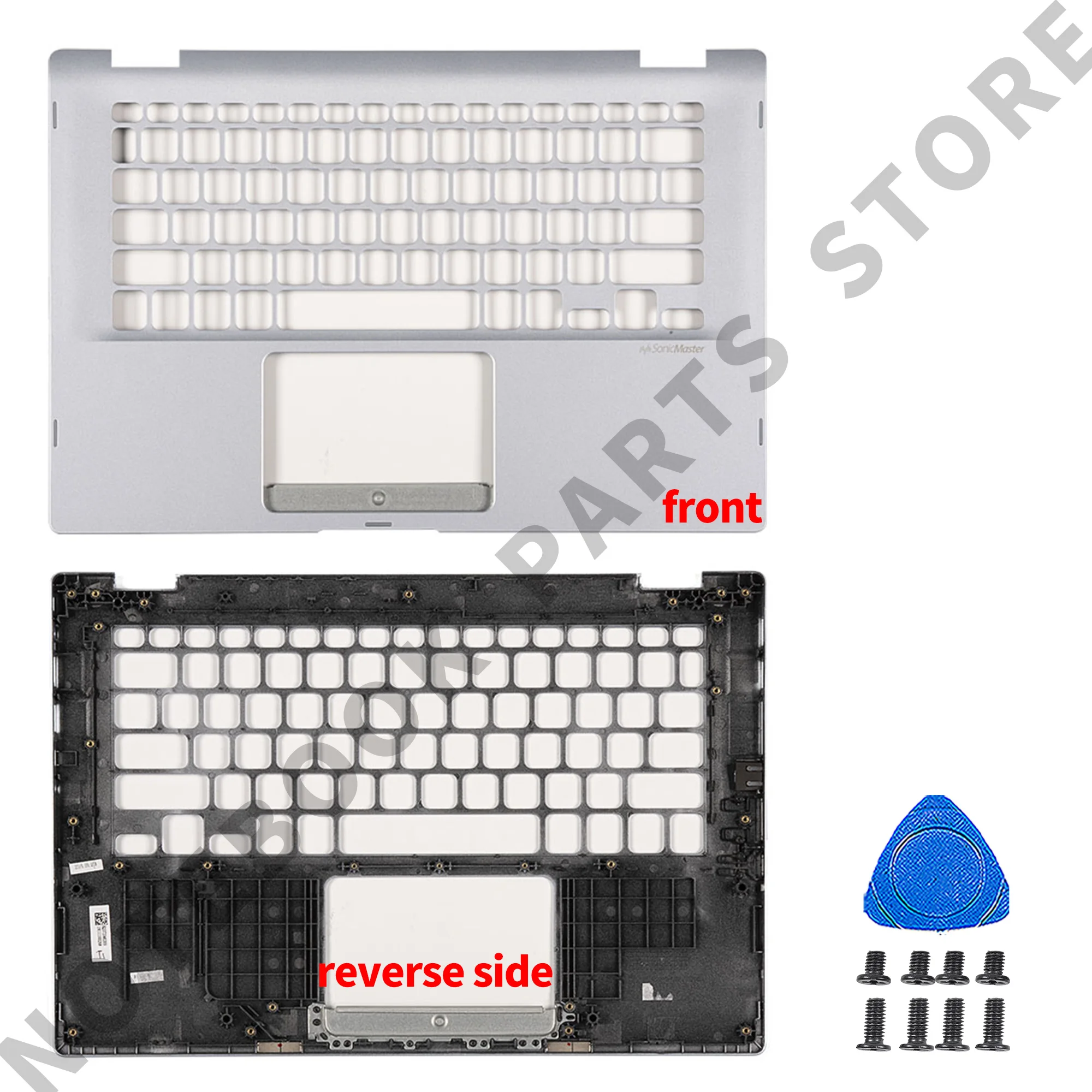 Asus VivoBook 플립 14 TP412 TP412F TP412U TP412UA 용 노트북 부품, LCD 후면 커버, 팜레스트 하단 케이스 교체