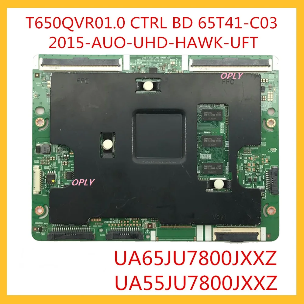 

A T650QVR01.0 CTRL BD 65T41-C03 2015-AUO-UHD-HAWK-UFT for TV UA65JU7800JXXZ Tcon Board UA55JU7800JXXZ UA55JU7500 T-con Board