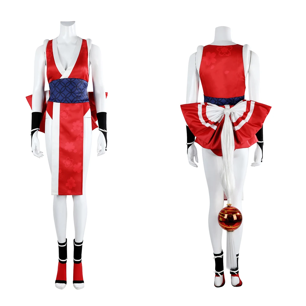 King of Fighters: Mai Shiranui | Red Cosplay Costume 24 King of Fighters Mai Shiranui Cosplay Costume