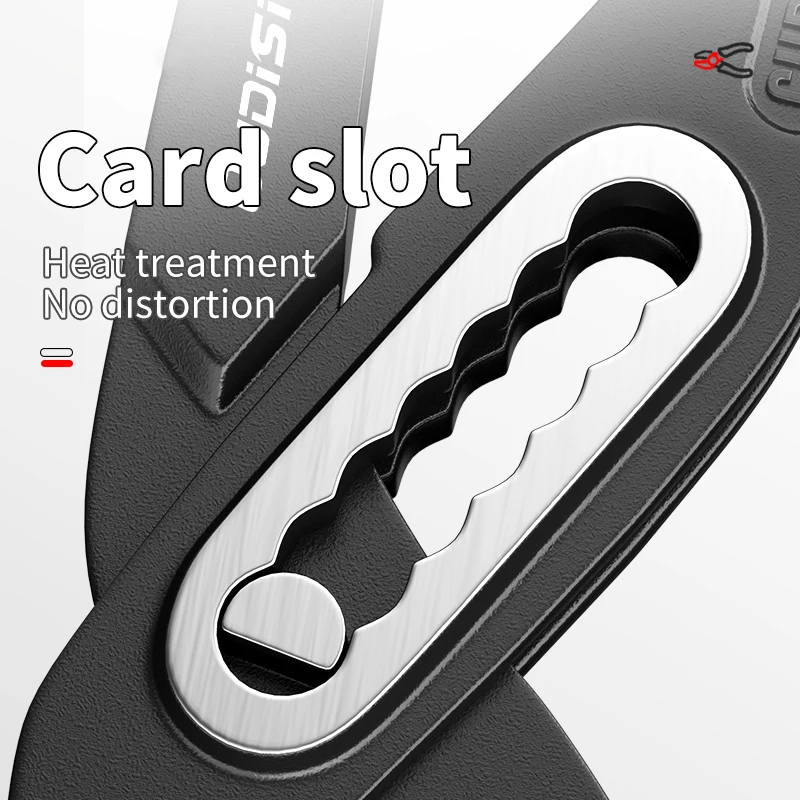 OUDISI Water Pump Pliers Quick-Release Plumbing Pliers Pipe Wrench Adjustable Water Pipe Clamp Household Hand Tools Multi universal pliers
