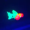 Glow In The Dark Artificial Aquarium Fishes Realistic Moving Floating Colorful Goldfish Fake Fish Ornament for Aquarium Tank 4
