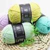 5pcs Milk Cotton Knitting Wool Yarn Needlework Dyed Lanas For Crochet Craft Sweater Hat Dolls Sewing Knitting Tools 5