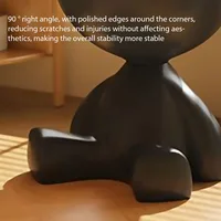 Modern Creative Bear-Shaped Plastic Nightstand Multi-Functional Bedside Table Easy Assembly for Living Room and Bedroom Storage 5