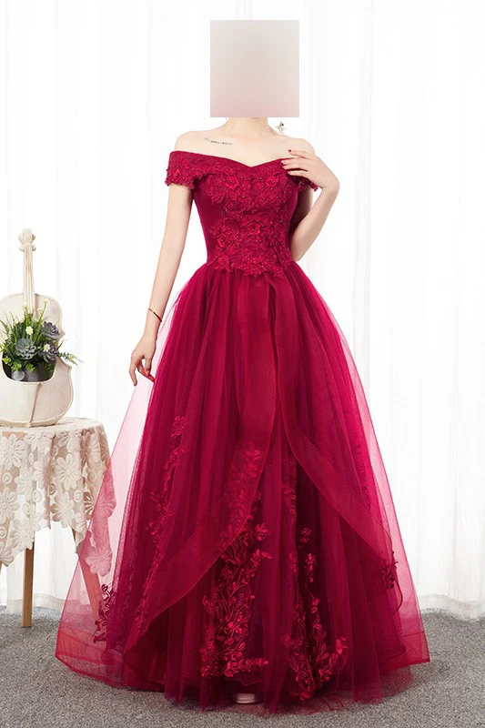 Quinceanera Dresses Party Dress Ball Gown Off Shoulder Appliques Prom Birthday Party Gowns