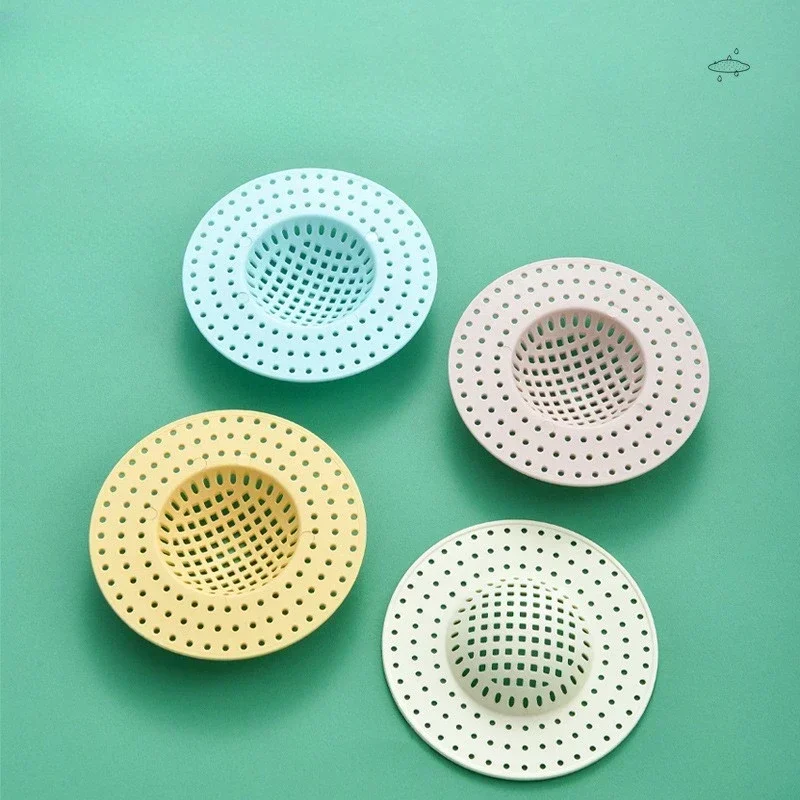Silicone Hair Filter Sink Anti-blocking Strainer Bathtub Shower Floor Drain Stopper Kitchen Deodorant Plug Bathroom Accessories, sink filter,shower drain catcher,hair drain catcher,hair drain filter,floor drain filter,floor drain hair filter,floor drain hair catcher,drain hair catcher,sink strainer