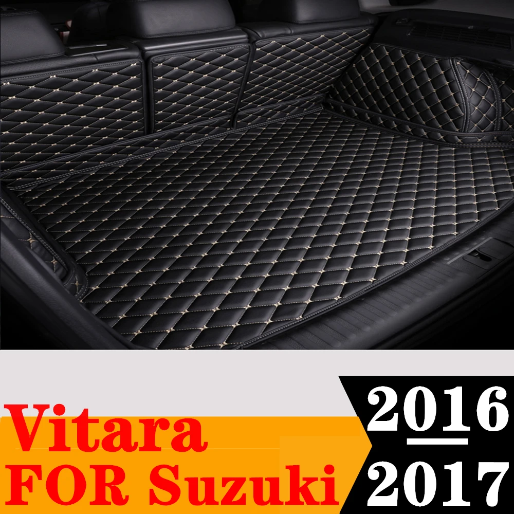 

Полный Комплект ковриков для багажника на заказ для Suzuki Vitara 2017 2016, задний поднос для багажника, поднос для багажника, коврик для багажа, внутренние автомобильные ковровые детали