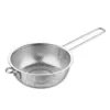 Stainless Steel Single Handle Basket Dense Hole Colander Vegetable Washing Basket Multi-purpose Kitchen Basin organizers storage 1