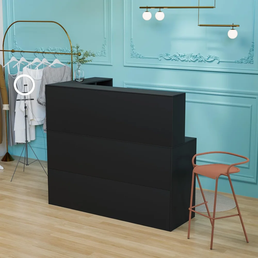 Modern Reception Desk Front View