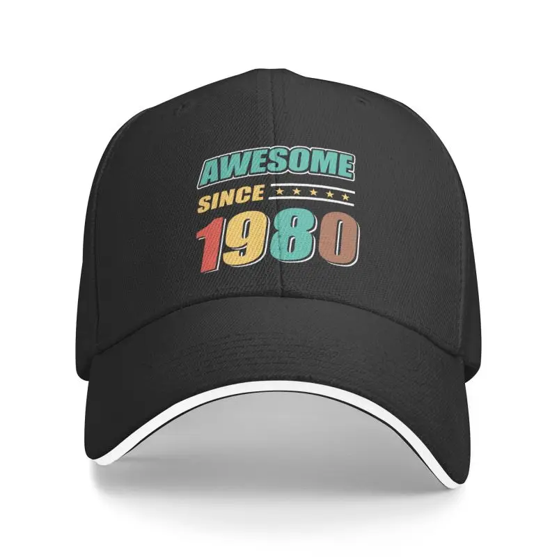 

Classic Awesome Since Born In 1980 Baseball Cap for Men Women Adjustable Dad Hat Sports