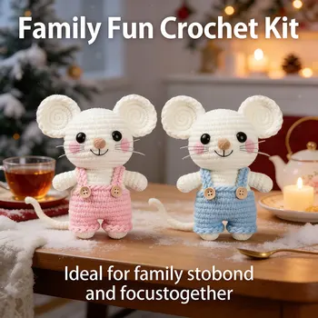 Kit per uncinetto, Kit per uncinetto per principianti adulti, Kit amigurumi, Kit fai da te, Kit per uncinetto animali
