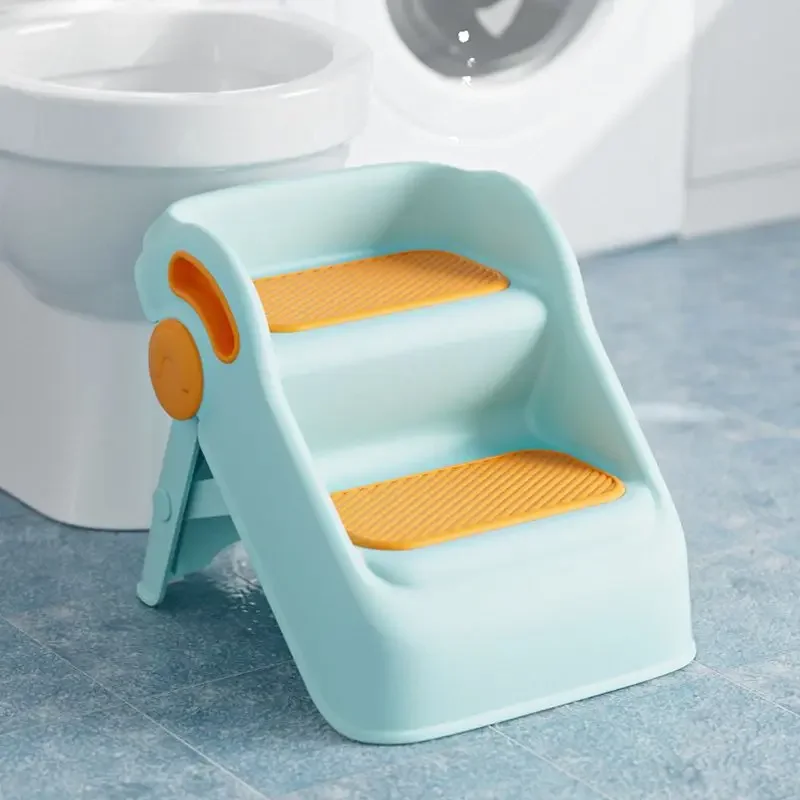 Foldable Non-slip Step Stool, Baby Solid Footstool, Children's Bathroom Thickened Step Stool, Bathroom Sink Footsteps