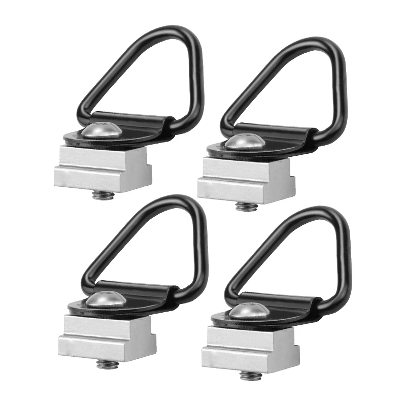 

4Pcs/set Bed Rail D-Ring Tie Down Cleat Hook Stainless Steel Fit For Toyota Tundra Tacoma