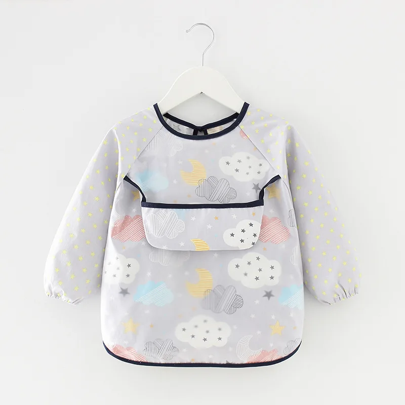 Baby Bibs Feeding Bibs Apron Pocket Infant Boys Girls Burp Cloth Bandana Bibs for Kids Toddler