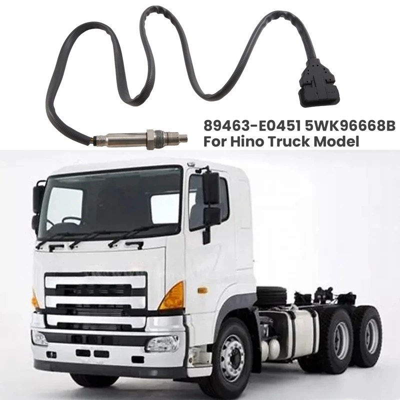 

12V Nox Sensor Nitrogen Oxide Sensor For Hino Truck Model 89463-E0451 5WK96668B Parts Accessories 1 PCS