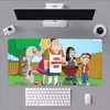Cartoon A-American Dad Cool Mouse Pad Computer Laptop Gaming Office Wrist Guard Non Slip Keyboard Pad 3