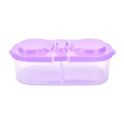Durable Portable Banana Holder and Food Storage Container (PURPLE)