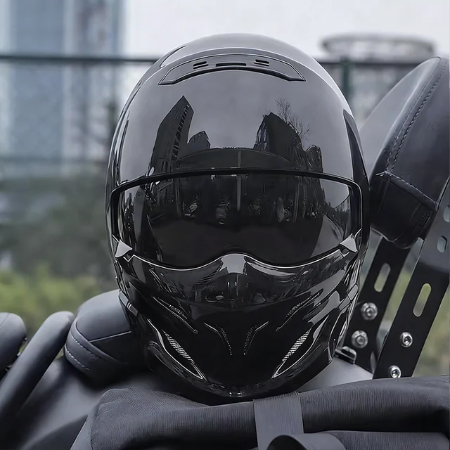 หมวกกันน็อคแบบเต็มใบ ระบบระบายความร้อนขั้นสุด ลายแมงป่อง ช่องระบายอากาศหลายจุด ปลดเร็วฉุกเฉิน รูปทรงแอโรไดนามิก 1