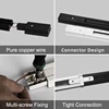 Led Track Light Rails 1m 0.5 m Full Set for 2 Wire Track Light Spotlight Rail Strip I-type T-type L-type Connector Ceiling Box 5