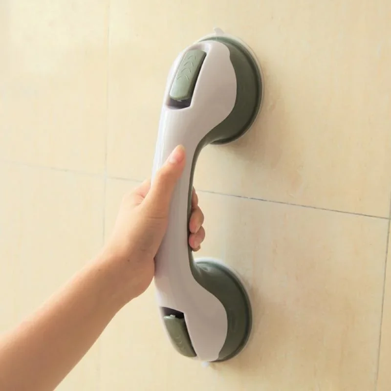 Bathroom Handrail Suction Cup Armrest Safety Handrail Bathroom Door Vacuum Handle Non-slip Bathroom Railing Bath Tools Toilet Safety Rails