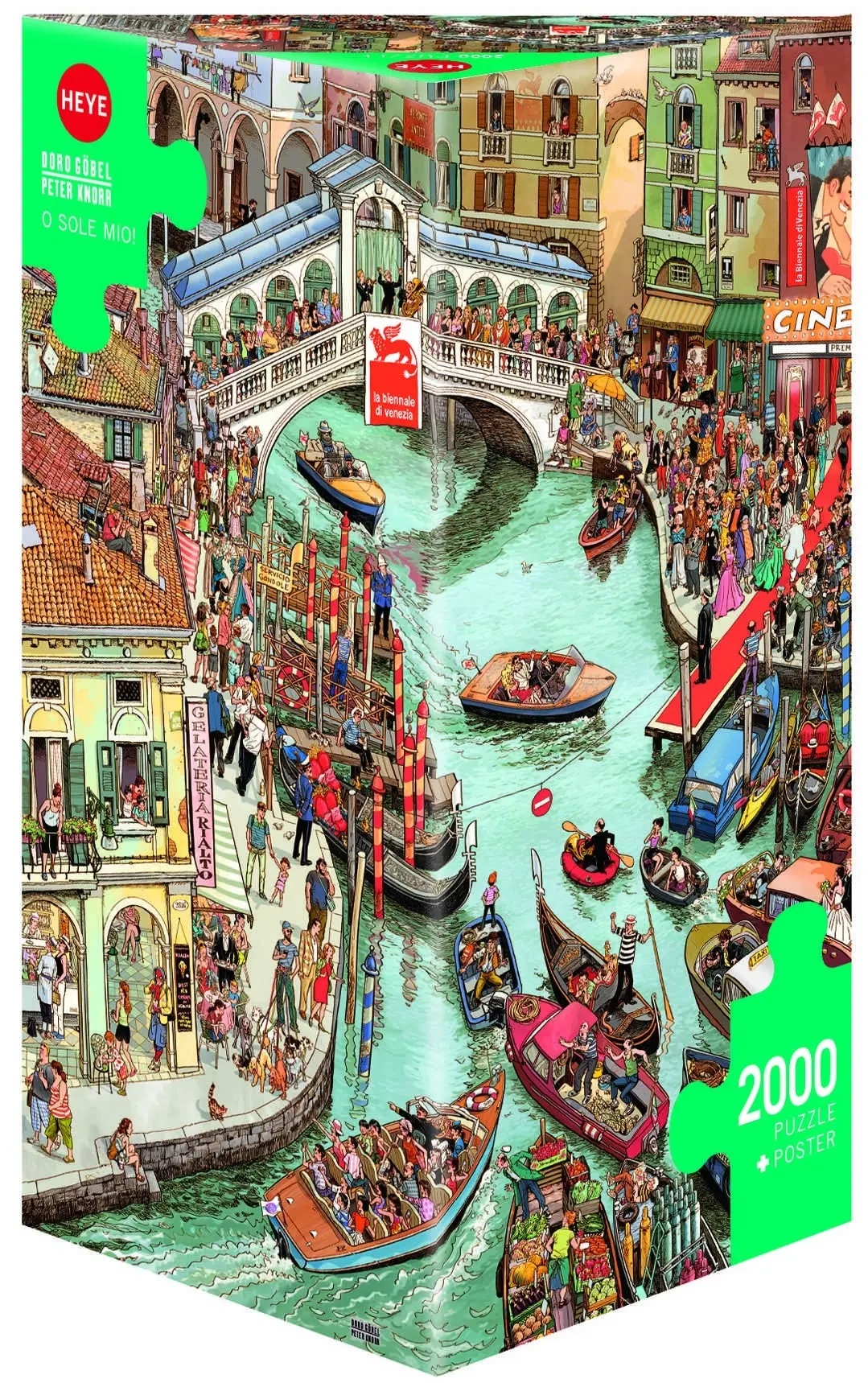 Puzzle Heye 2000 parts: about соле Mio | Игрушки и хобби