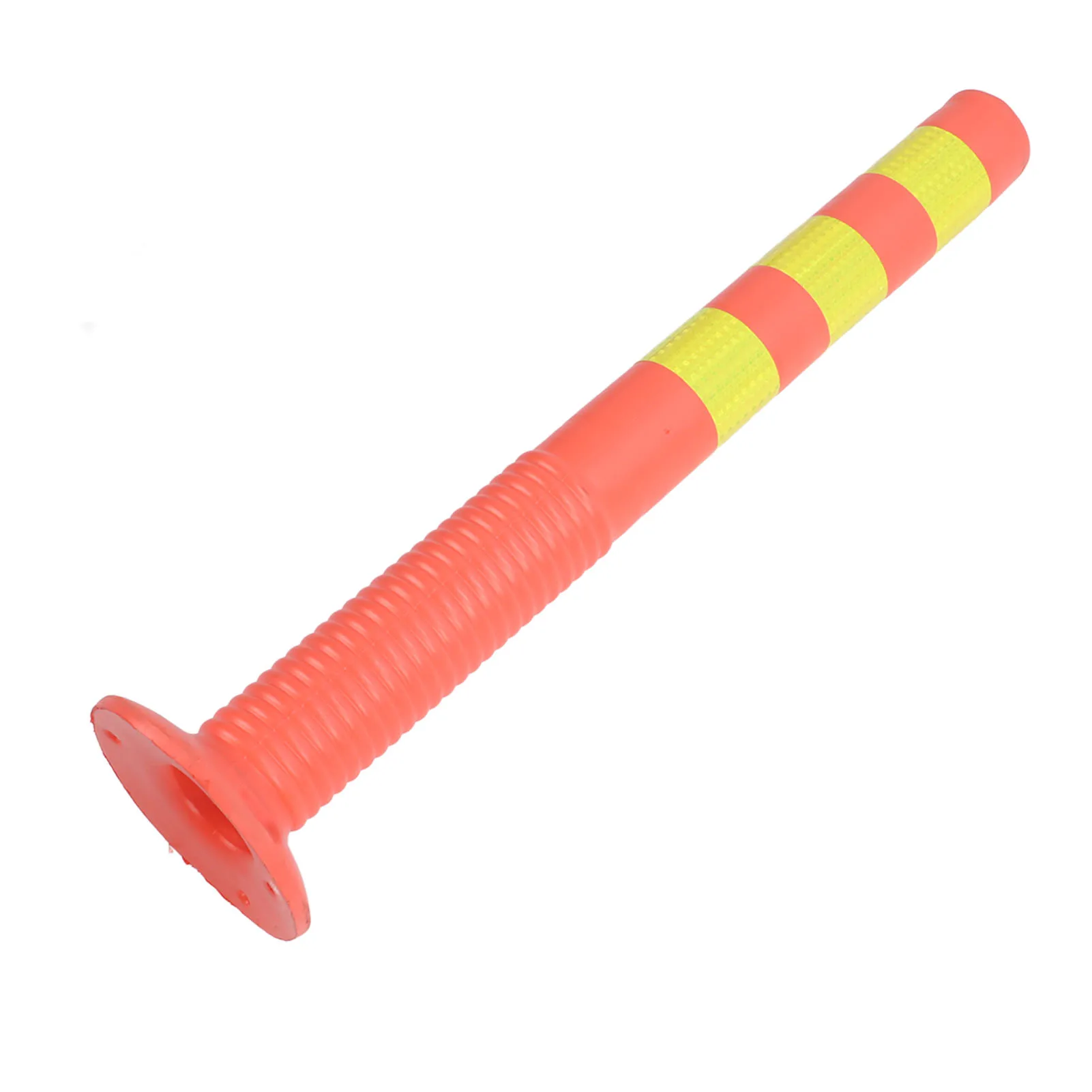 Security Road Post Practical High Hardness Bright Color Traffic Delineator Post 75cm Stable Base Multifunctional for Outdoor