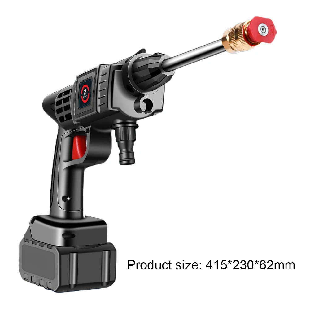 12000mA Automobile Water Gun Cordless 50BAR High Pressure Cleaner Electric Washer Spray Gun Car Wash Gun Water Cleaning Tool 6
