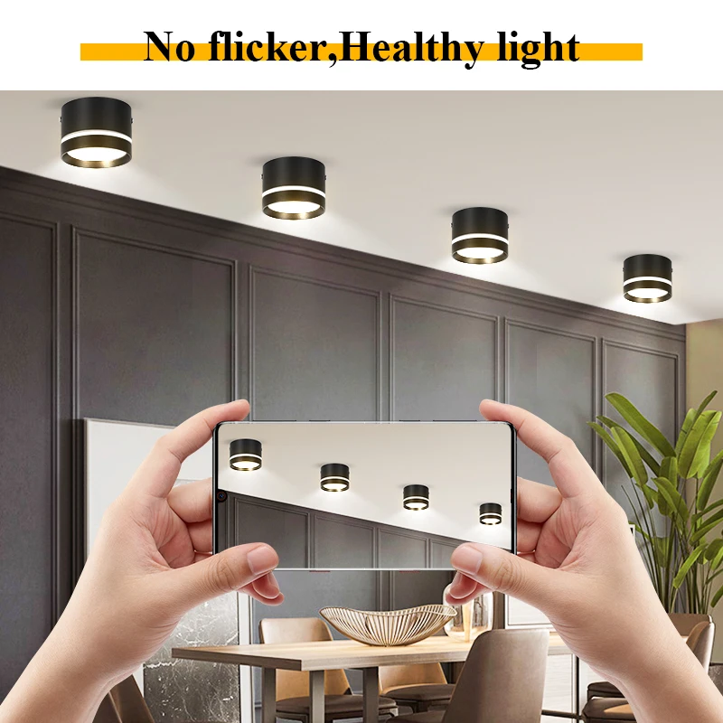 Spot LED Downlight 220V LED Spotlight 5W 10W 15W  led Spot Lamp Down Ceiling  Lighting Fixture for Living Room Kitchen Corridor