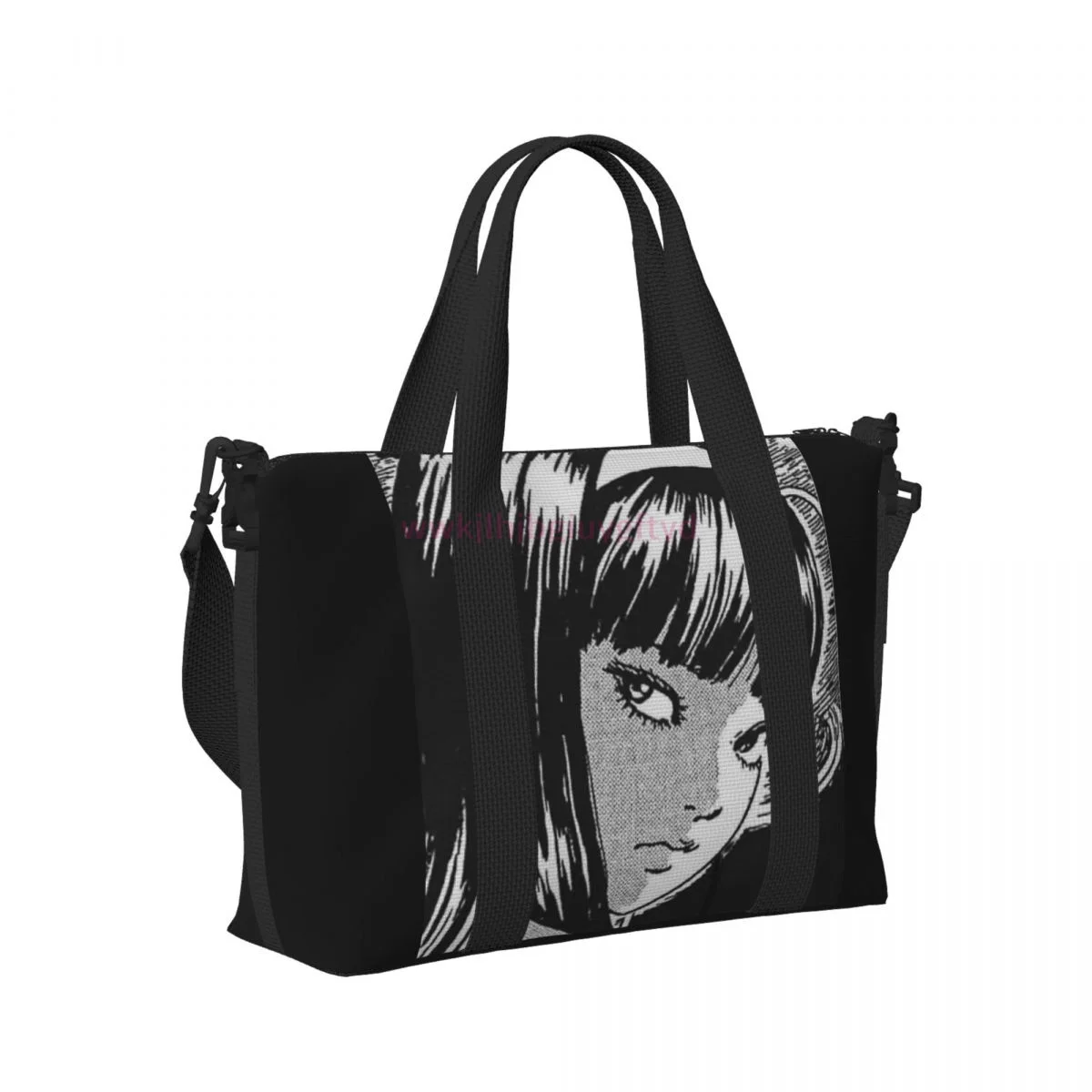 Cartoon Printing Spacious and durable men's and women's cartoon printed nylon large capacity sports fitness bag