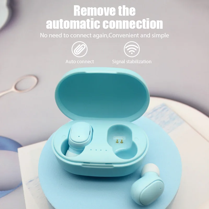 Original A6S TWS Headset Wireless Earphones Bluetooth Headphones Sport Stereo Fone Bluetooth Earbuds for Xiaomi Huawei iPhone 6