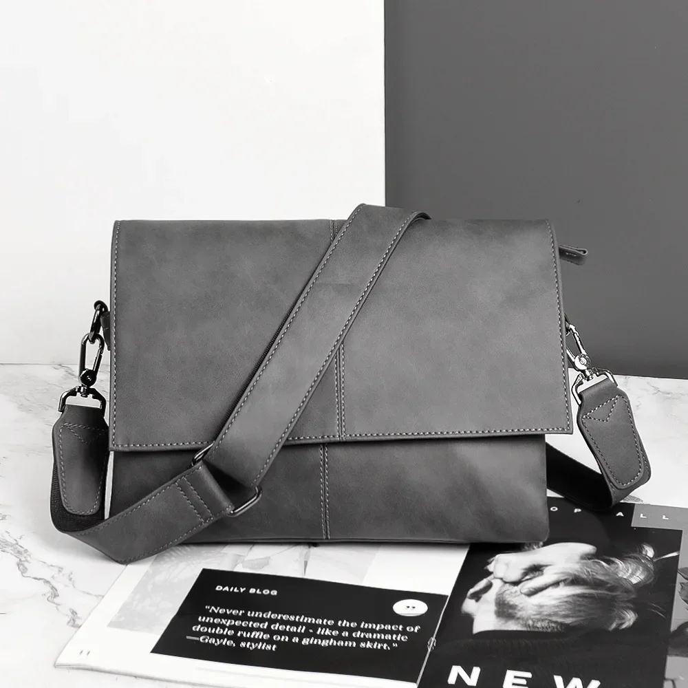 

Stylish Thin Casual Shoulder Bag for Men with Large Capacity
