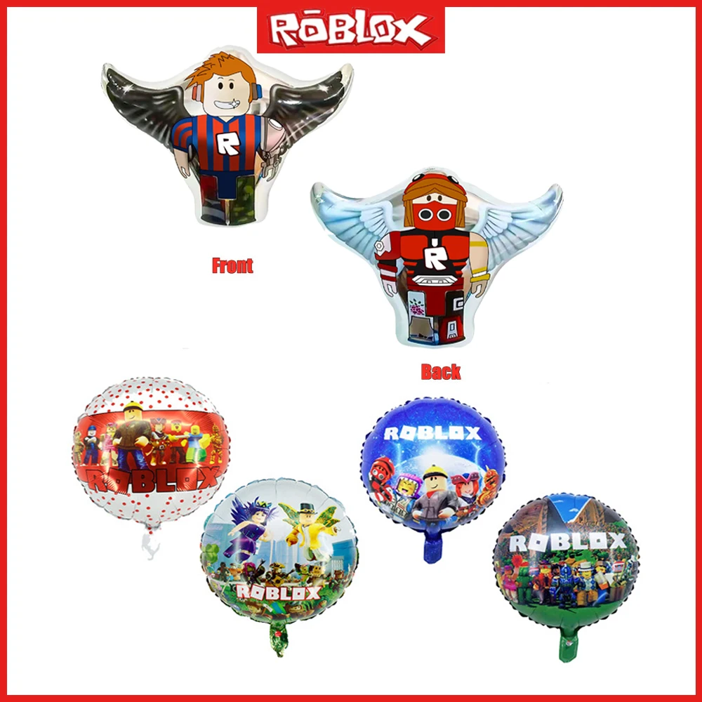 Decoraciones de cumpleaños con globos de Roblox Decoración de fiesta de