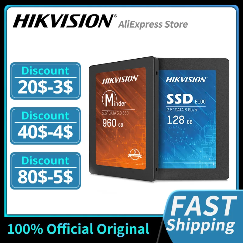 SSD-накопитель HIKVISION для ноутбука 1 ТБ 2 5 дюйма SATA 120 ГБ 240 480 500 Гб 250 128 |