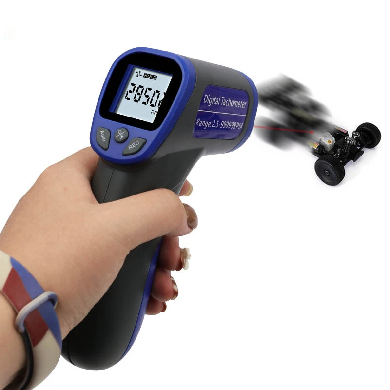Handheld Rpm Meter Speedmeter Digital Tachometer Laser Tachometer 2.5