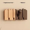 Piano key hanging clothes rack, wall mounted entrance hook, solid wood clothes rack for entrance door, wall foyer 5