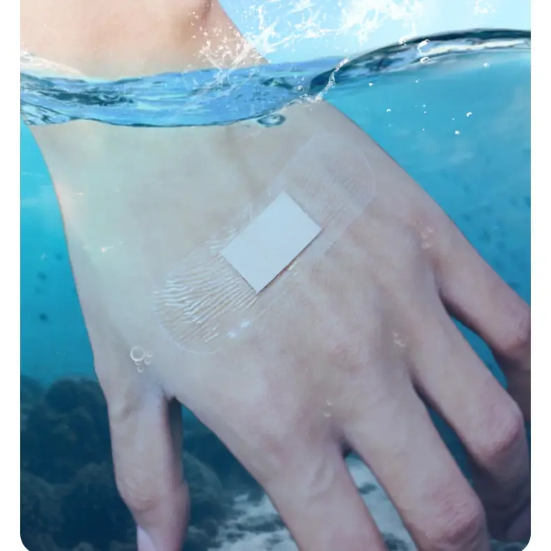 120pcs PU Transparent Waterproof Band Aid Adhesive Medical Strips Plaster for Wound Sports Bathing - Image 6