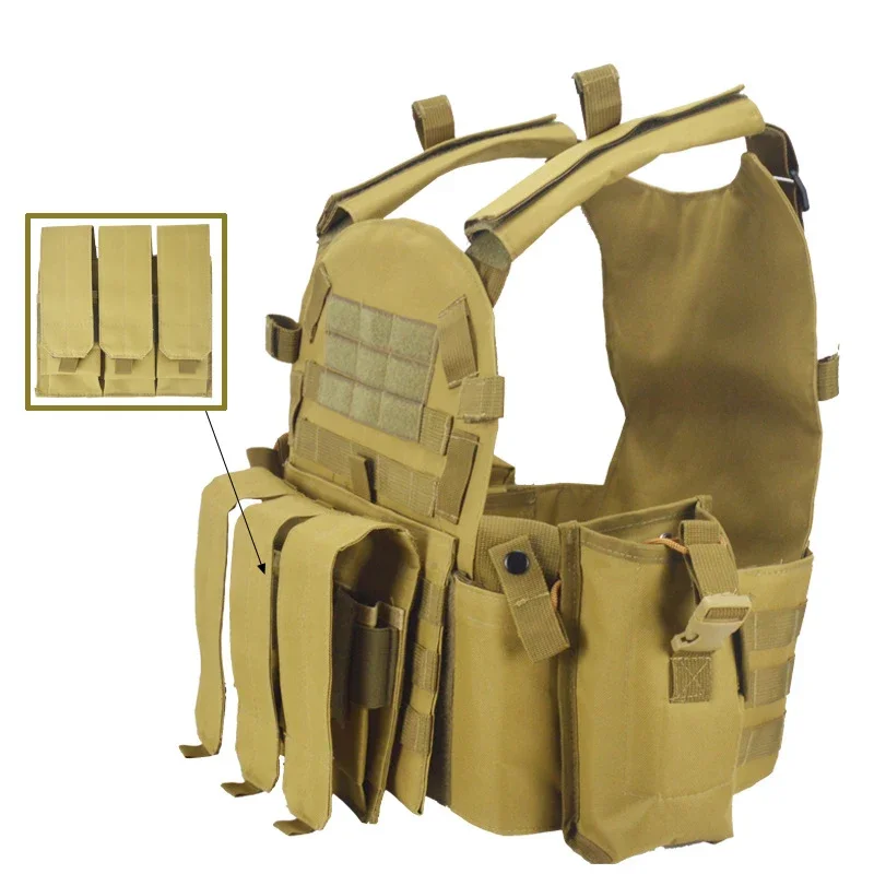 Gear Tactical Vest Body Armor HuntingNylon Pouch Molle  Plate Carrier Airsoft Accessories 6094 Military Combat Army Wargame Vest