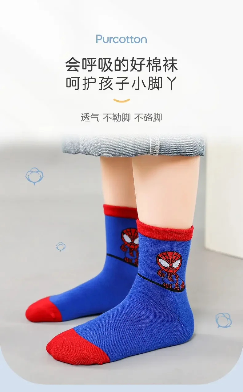 Disney Baby Socks Spiderman Cartoon Anime Hero Cotton Boys Tube Socks Children Autumn Winter Kids Socks Random 1pair 1 S693696a2fc7b4d238499a9e0773b33c7u