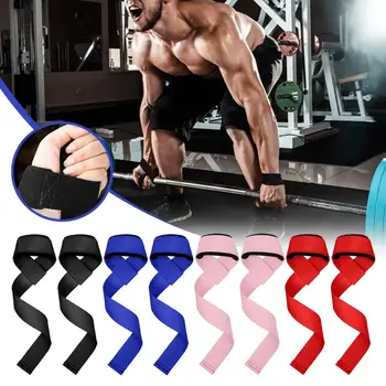 1pair Weightlifting Wrist Straps Strength Training 2