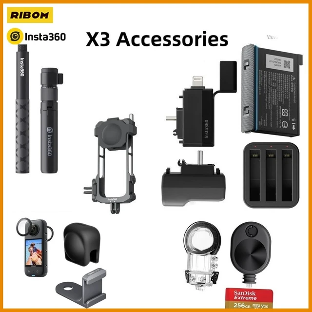 Action Camera Accessories Insta360 Mic Adapter For X3 - AliExpress