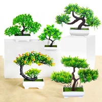 Bonsai Small Tree Pot Artificial Plants Fake Plant Flowers Potted Ornaments for Home Room Table Decoration Hotel Garden Decor 2