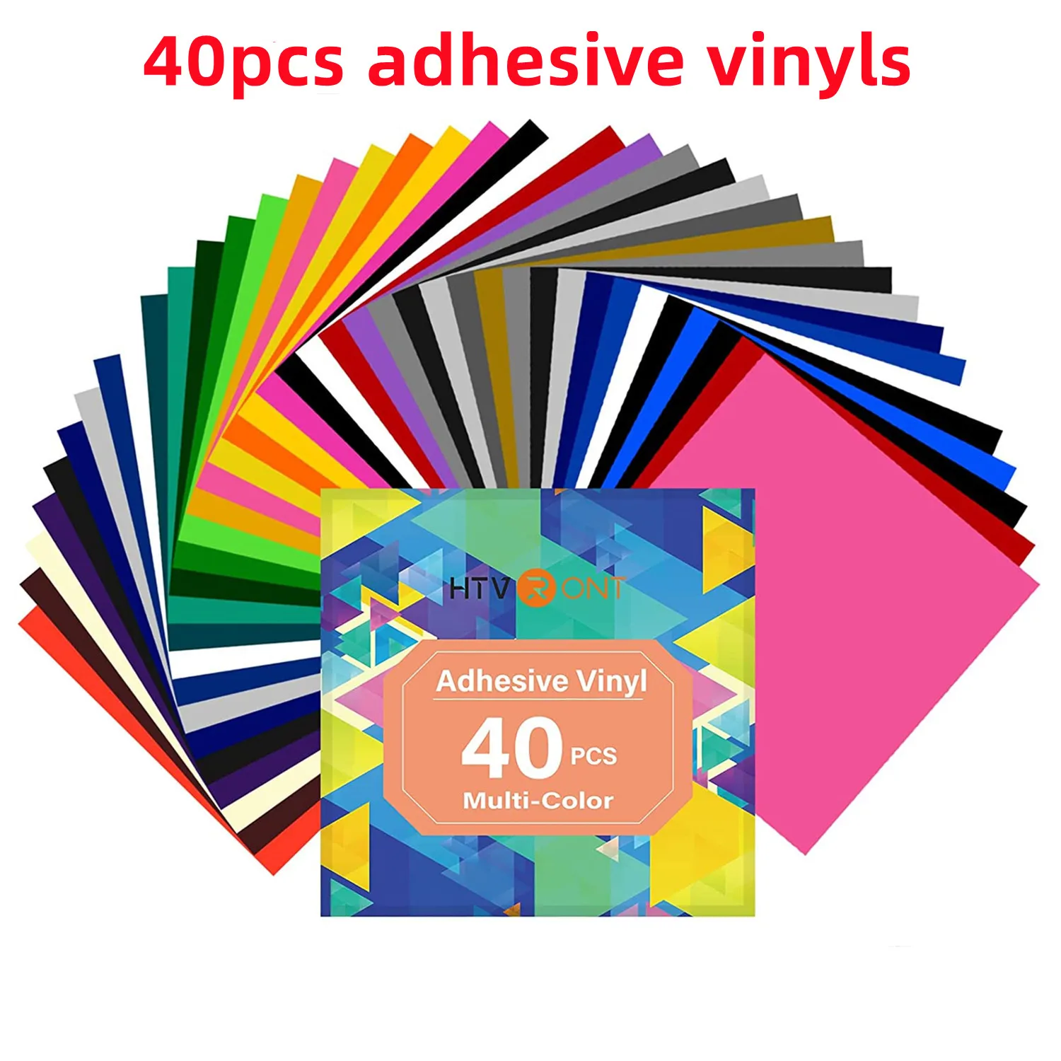 HTVRONT 9pcs 12x12 Matte Metallic Permanent Adhesive Vinyl Bundle Sheets  Sticky Craft Sticker Film for Cricut DIY Decor - AliExpress