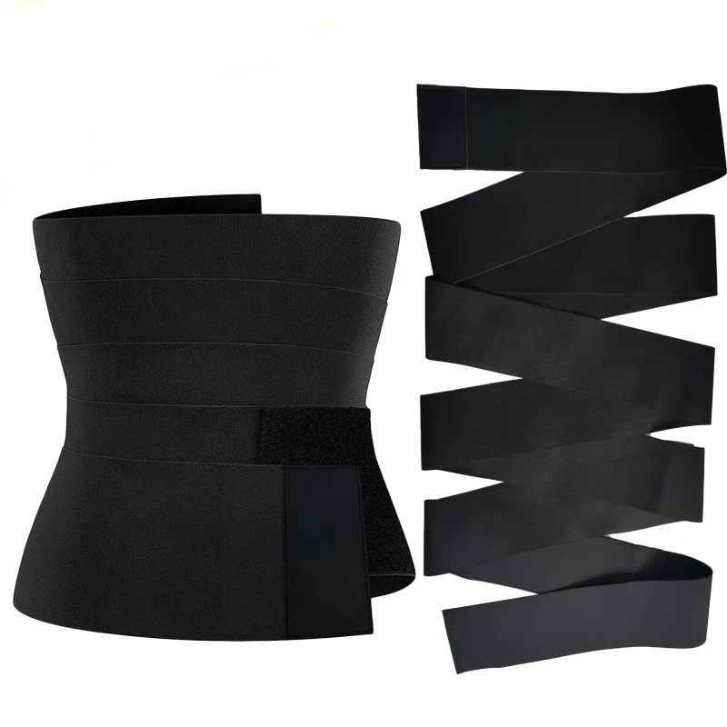 Postpartum Belly Band Women Waist Bandage Wrap Trimmer Belt Waist Trainer Shaperwear Tummy Control Slimming Fat Burning