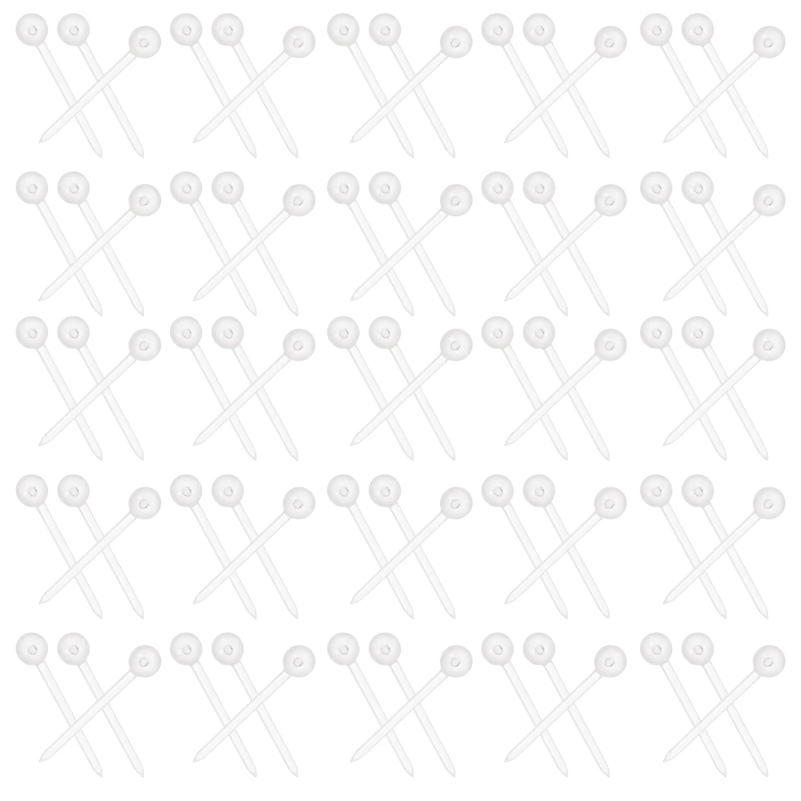 1000개입 원형 투명 폼 공예 핀, 크리스마스 장 스팽글 핀, 수공예 스팽글 핀, 미니 폼 핀