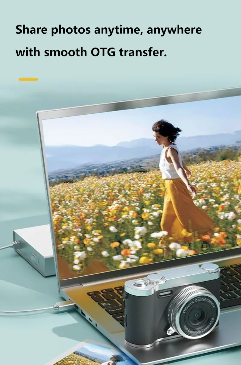 Digital 4k Ccd Camera 5mp Vintage Camcorder With 8x Zoom For Kids_voghion.com