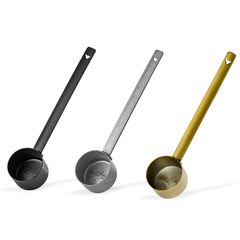 Coffee Scoop MHW-3BOMBER Coffee Measuring Scoop Stainless Steel Long Handle 4 Pieces Set Home Barista Tools Kitchen Accessories