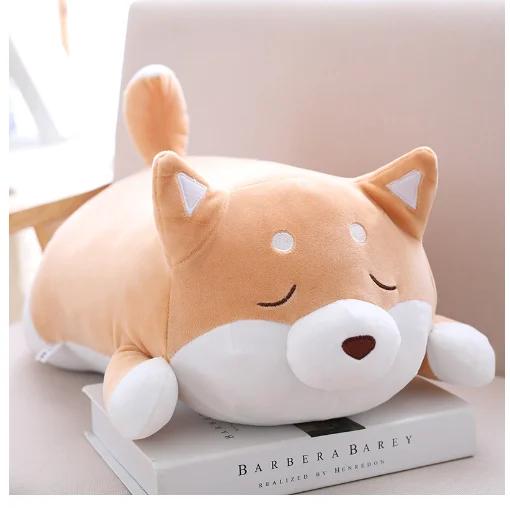 2024 New arrival 55cm Soft Stuffed Animal Plushies Lying Sleep Dog Hug Pillows Bedroom Kwaii Cute Doll For Kids Gift 3