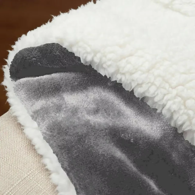 Large Sherpa Fleece Blanket – Double Thick Soft & Warm Throw for Bed or Sofa 4