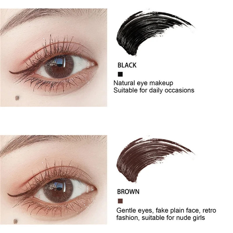 New Eyebrow Raincoat Mascara Lengthening Black Lash Eyelash Extension Eye Lashes Brush Beauty Makeup Long-wearing Waterproof