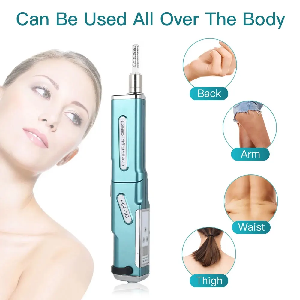 2in 1 Auto Electric Hyaluron Pen or 0.3ml 0.5ml Ampoule Head Adapter Tips