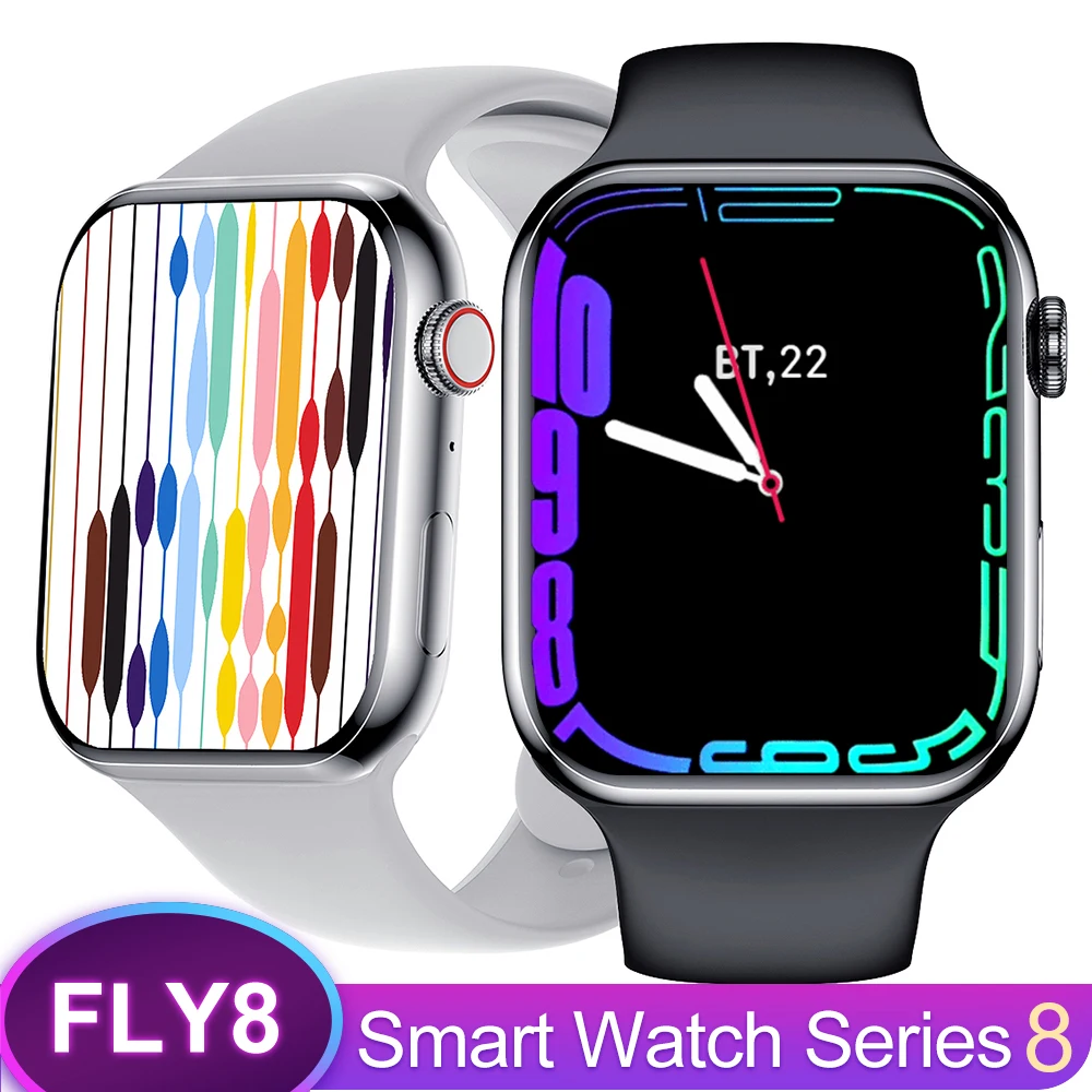 Vwar Fly8 Smart Watch Passlock Always On Display Bluetooth Calls Nfc 